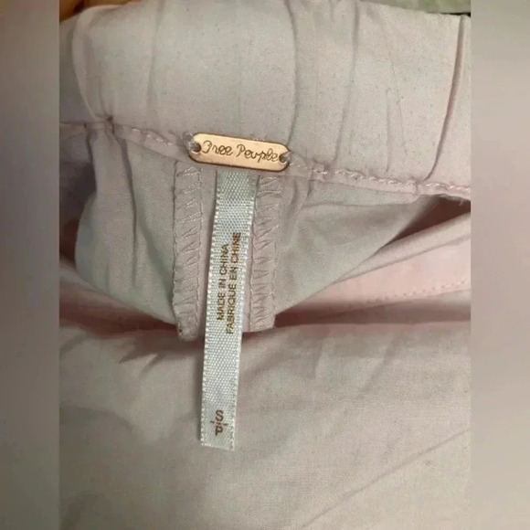 Free people pink off the shoulder sleeve‎ top size small - Picture 8 of 8